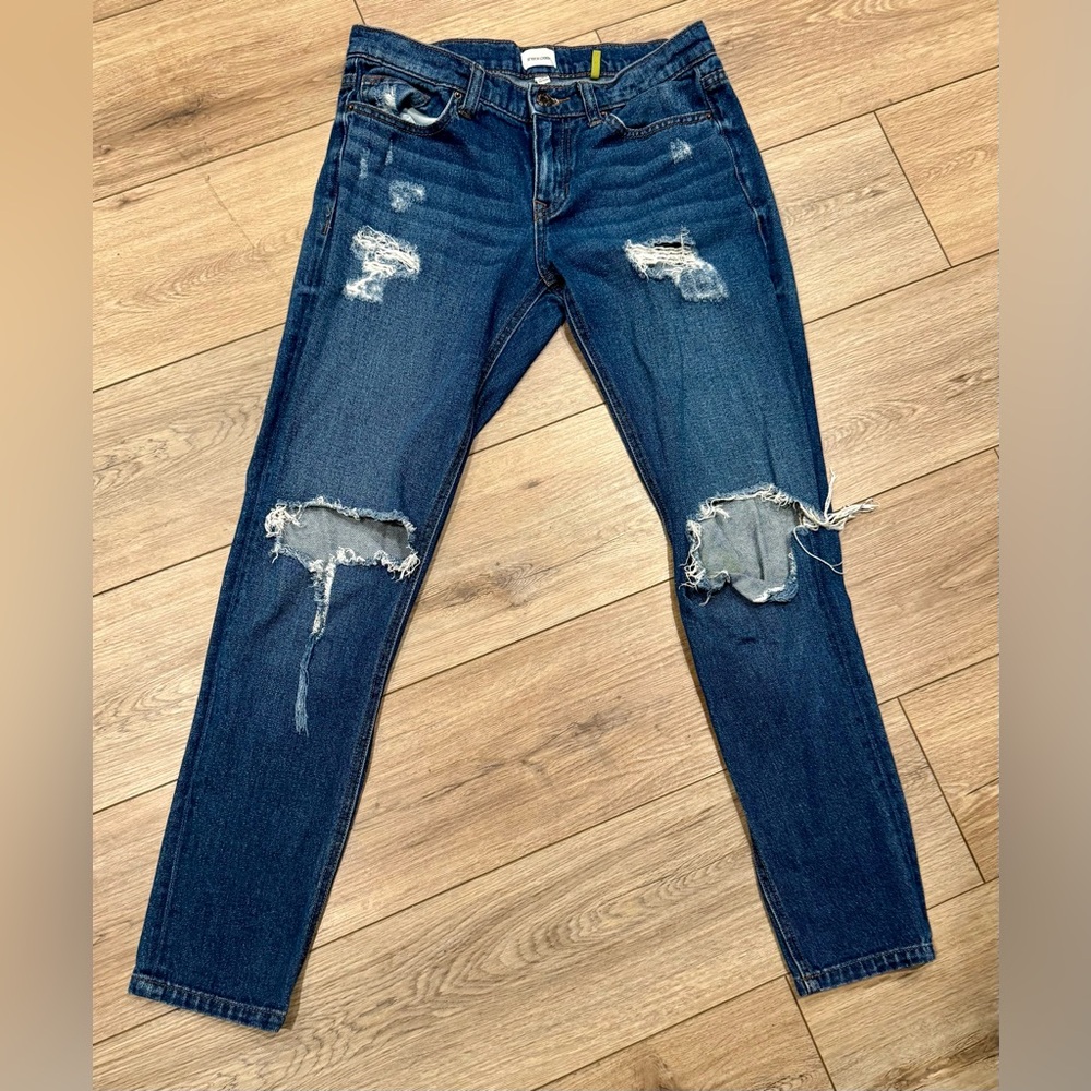 Distressed Blue Women's Jeans